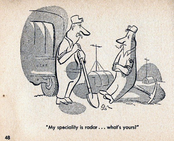 Mox Nix Cartoon - My Specialty is Radar